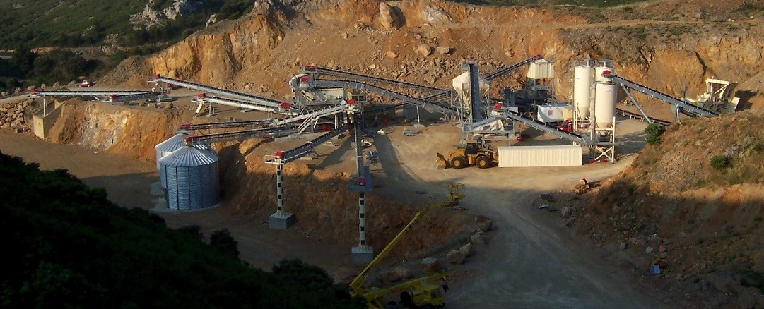 Vue d'ensemble nouvelle installation Carrière de Mont Redon