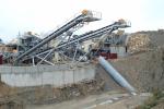 SMIL - DURANCE GRANULATS Gardanne Stackers d'alimentation du stock pile