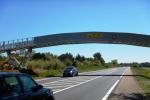 SMIL - LAFARGE GRANULATS Pont-convoyeur sur route départementale terminé