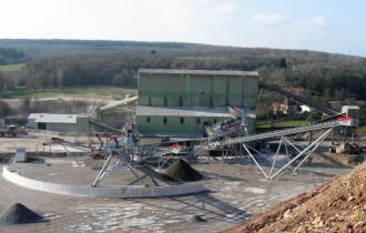 LAFARGE Pont de Colonne : Modification des circuits Gravillons et Ballast