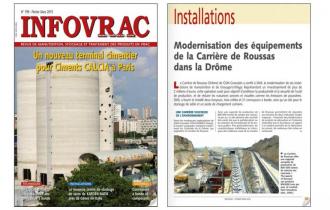 INFOVRAC : Modernisation des équipements de la Carrière de Roussas dans la Drôme