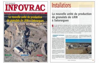 INFOVRAC : Nouvelle unité de production de granulats de LRM à Saturargues