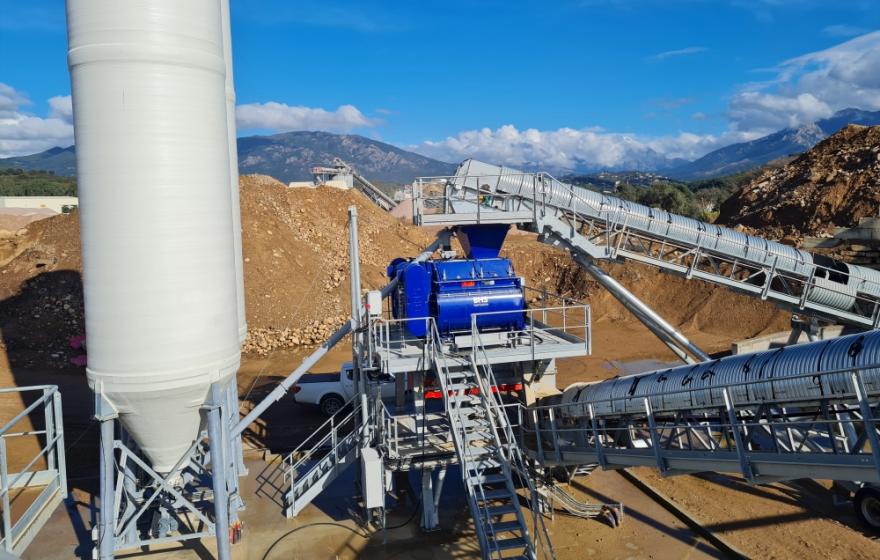 SCPG Carrière de Ponte Bonello : Installation de chaulage des stériles