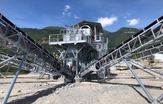 EUROVIA Carrière de Saint-Crépin : Installation de traitement de matériaux alluvionnaires